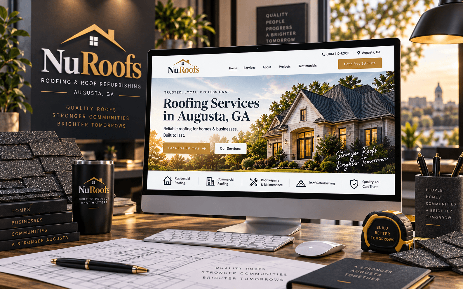 NuRoofs Roofing & Roof Refurbishing Website screenshot 1