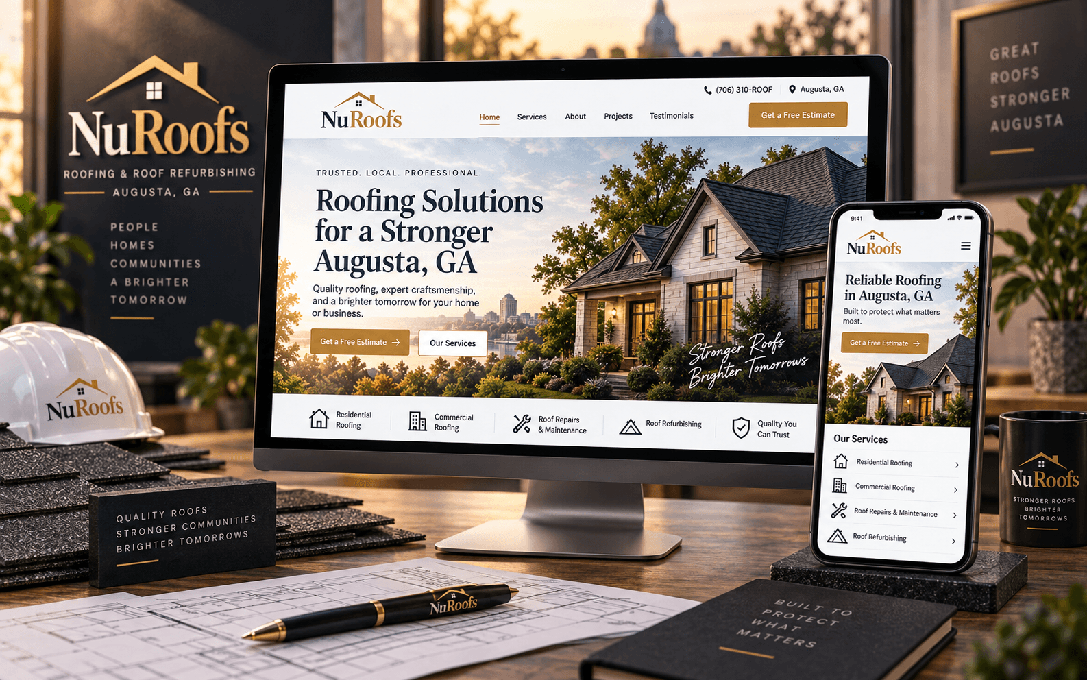 NuRoofs Roofing & Roof Refurbishing Website screenshot 3