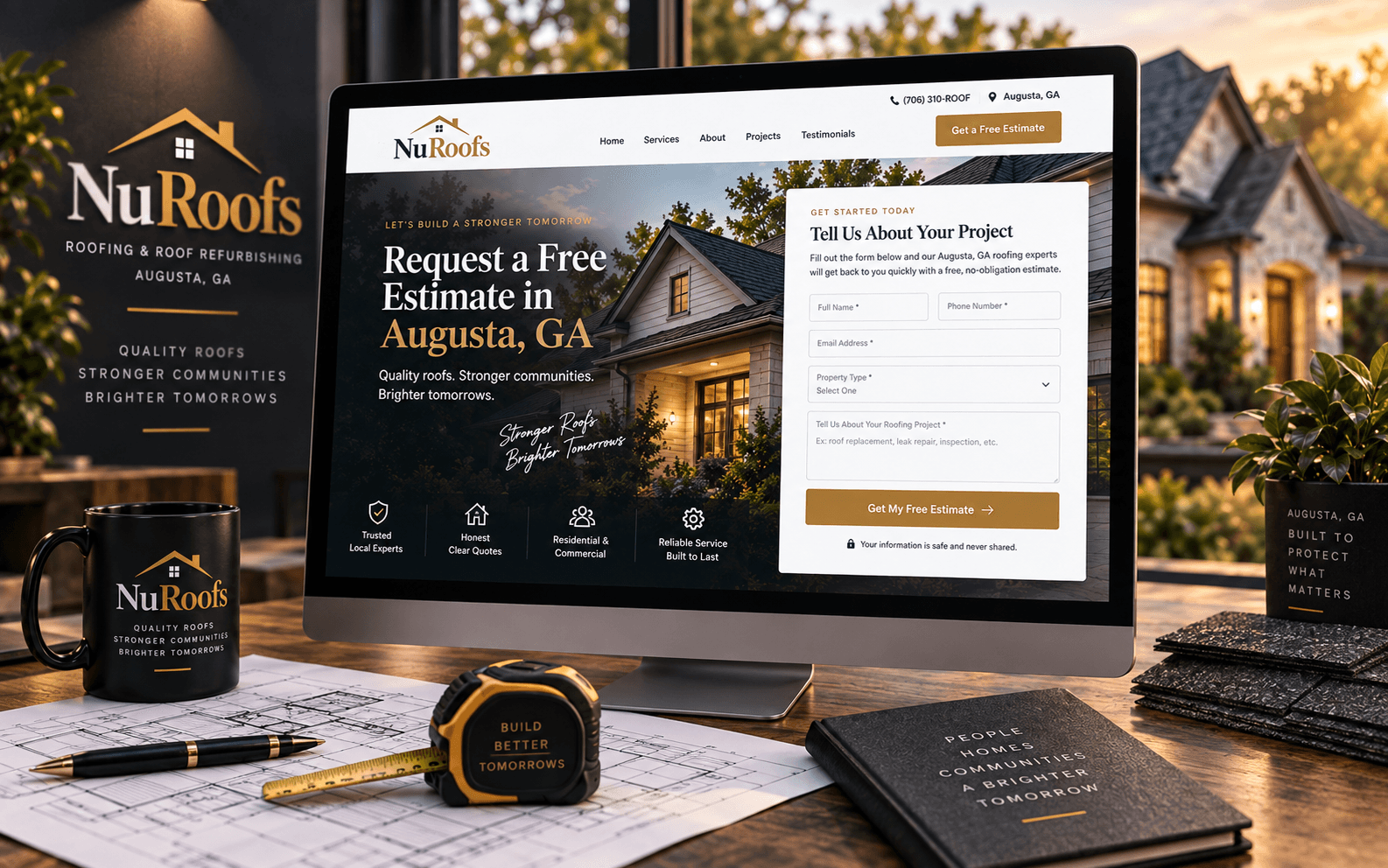 NuRoofs Roofing & Roof Refurbishing Website screenshot 4